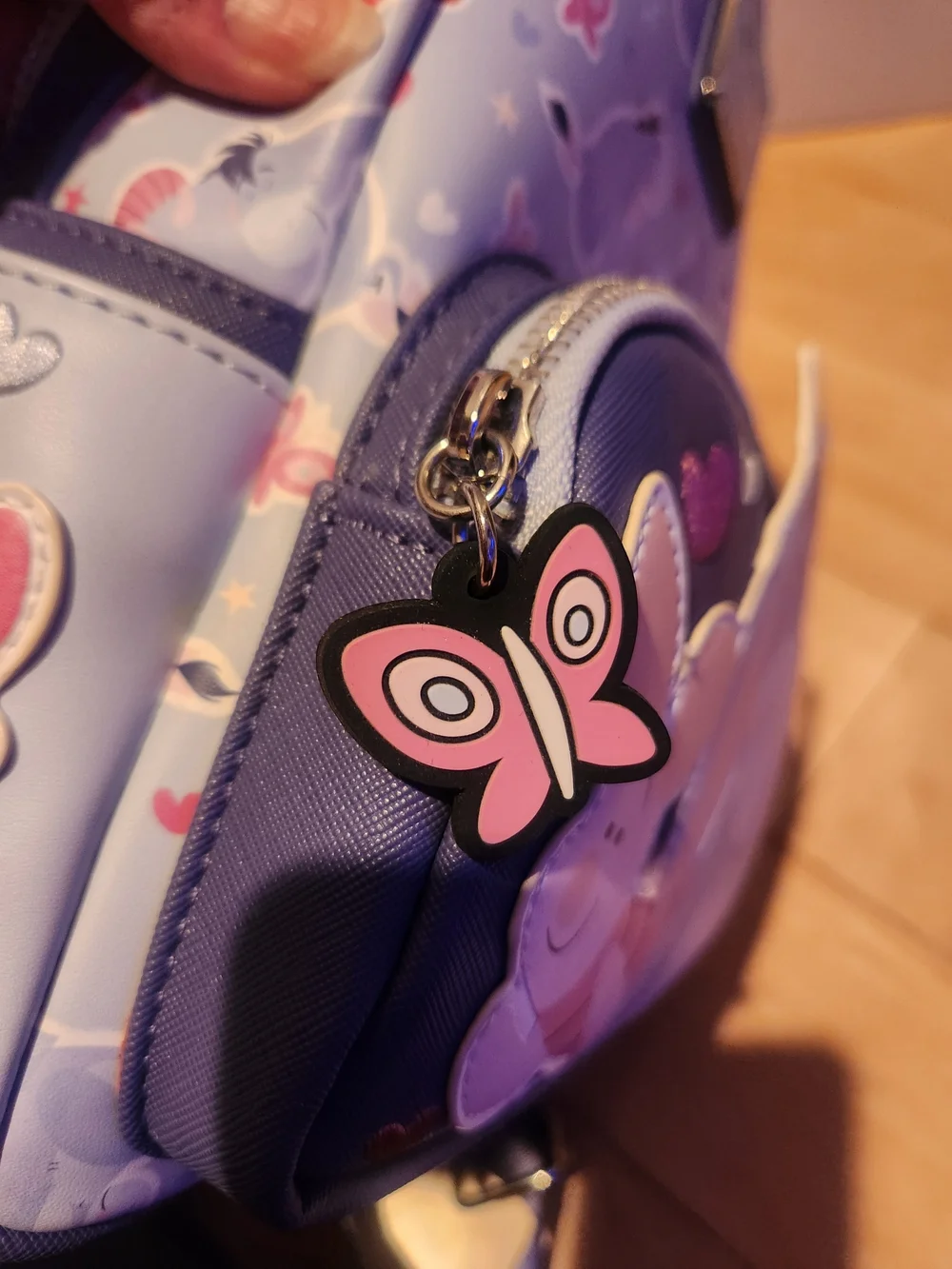 Loungefly Eeyore & Piglet Mini Backpack - Light Purple/Navy